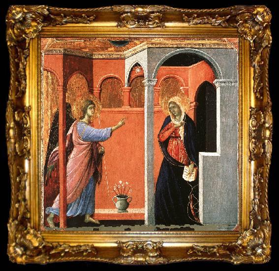 framed  Duccio di Buoninsegna Annunciation, ta009-2